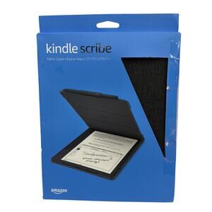Amazon Kindle Scribe Fabric Cover Case – Black, Fits 1st Gen (2022)